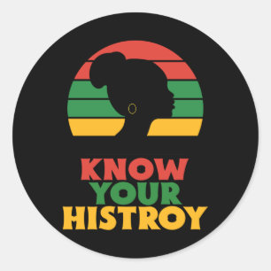 Know Your History Sticker