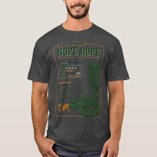 Know Your Nope Rope AKA Snake Funny Snake  T-Shirt