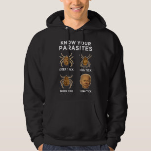 Know Your Parasites Anti Joe Biden.png Hoodie