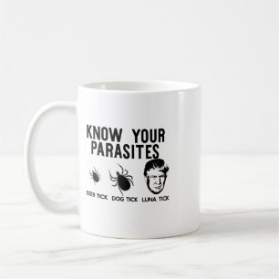 Know Your Parasites Anti-trump Af Resist Funny Mem Coffee Mug