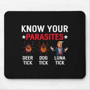 Know Your Parasites Anti-trump Meme Trump Parody T Mouse Pad
