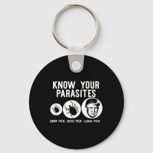 Know Your Parasites Anti-trump Resist T Shirt Key Ring