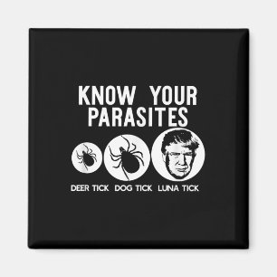 Know Your Parasites Anti-trump Resist T Shirt Magnet