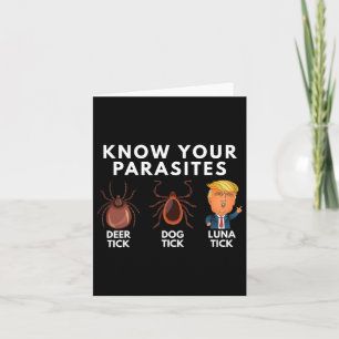 Know Your Parasites Deer Tick Dog Tick Luna Tick A Card