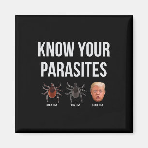 Know Your Parasites Dump President Trump Parasite Magnet