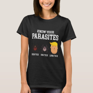 Know Your Parasites Funny Anti Trump Resist Luna T T-Shirt