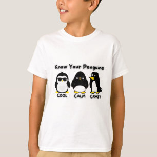Know Your Penguins Cool Calm Crazy T-Shirt