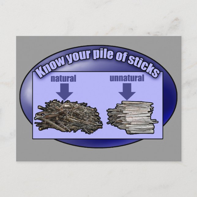 Know your pile of sticks - postcard (Front)