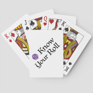Know Your Roll Playing Cards