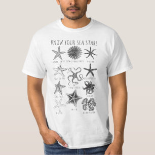 Know Your Sea Stars – Starfish Groups T-Shirt