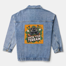 Know Your Terrain Green 4x4 Off Road Truck Cartoon