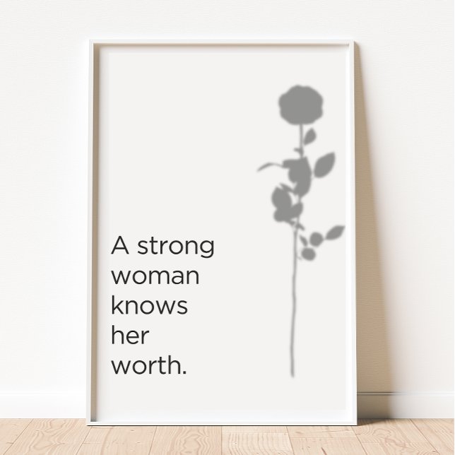 Know your worth poster (Creator Uploaded)