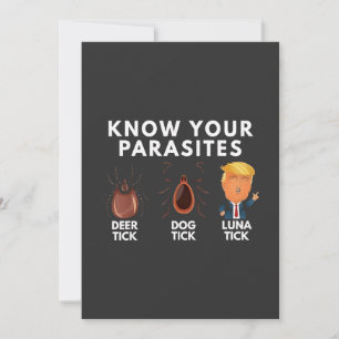Know you're parasites Anti-Trump Humour Politics Holiday Card