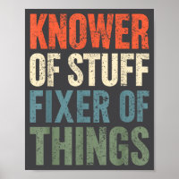 Knower Of Stuff Fixer Of Thing Father's Day Handym