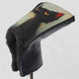 Knowing Black Ninja Cat Golf Head Cover