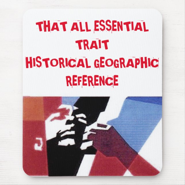 knowing history mouse pad (Front)
