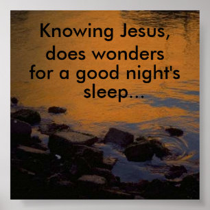Knowing Jesus, does wonders... Poster