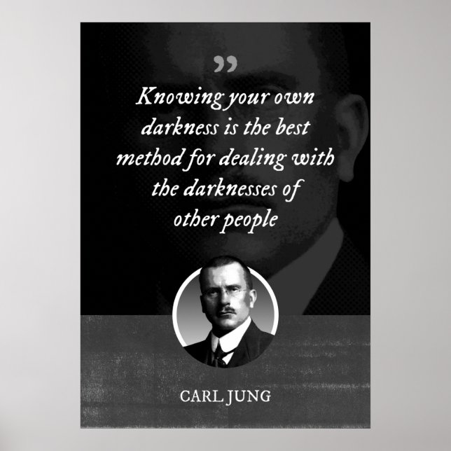 Knowing your own darkness is the best method for poster (Front)