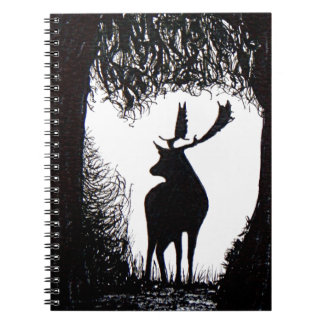 Knowle Park in Sevenoaks Hand Drawn Deer Notebook