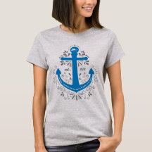 Knowledge, Help and Hope Anchor Light Grey Tshirt
