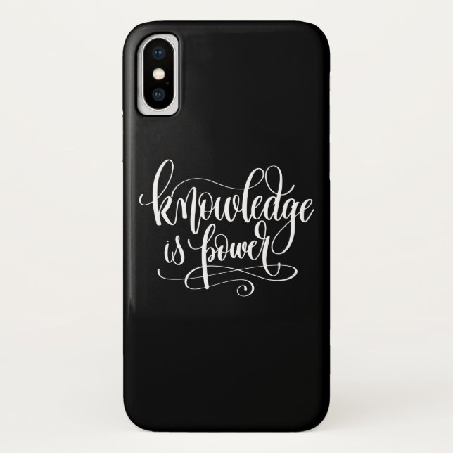 Knowledge is Power Case-Mate iPhone Case (Back)