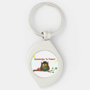 Knowledge Is Power! Key Ring