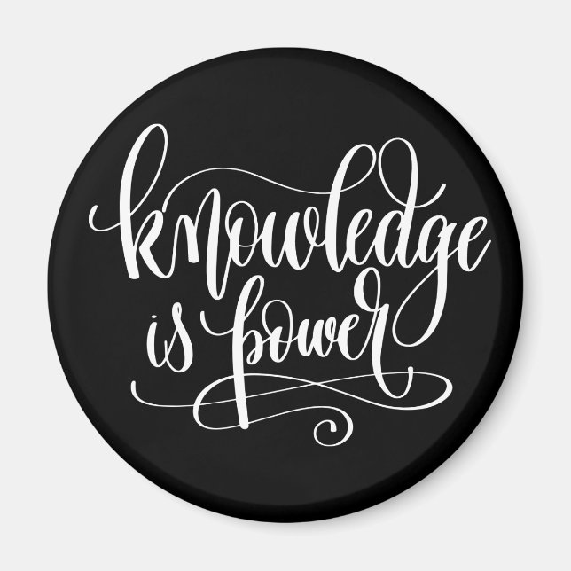 Knowledge is Power Magnet (Front)
