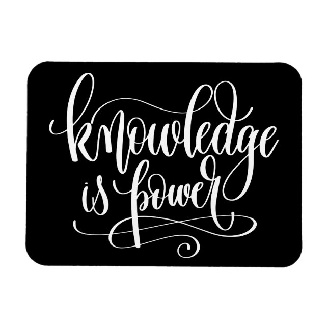 Knowledge is Power Magnet (Horizontal)