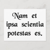 Knowledge is power.