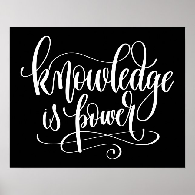 Knowledge is Power Poster (Front)