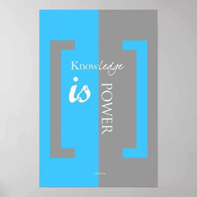 Knowledge is Power Poster (Front)