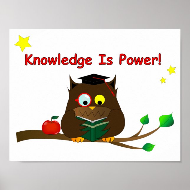 Knowledge Is Power! Poster (Front)