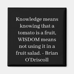 Knowledge means knowing that a tomato is a fruit magnet