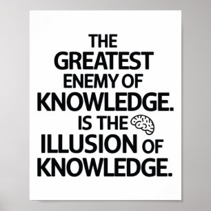 Knowledge Sticker Poster