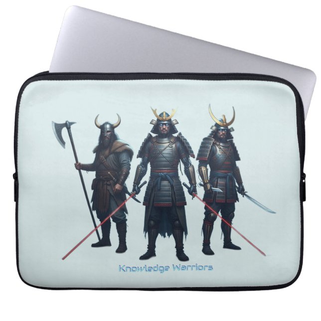 Knowledge Warriors Laptop Sleeve (Front)