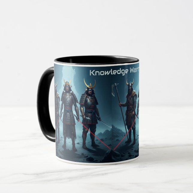 Knowledge Warriors Mug (Front Left)