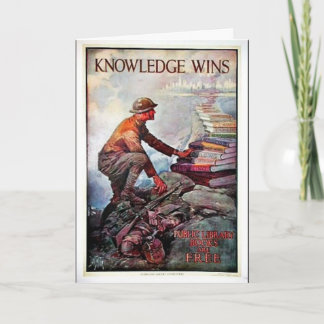 Knowledge Wins Card