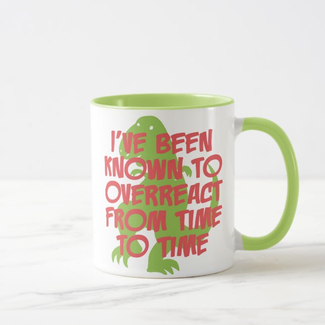 Known To Overreact Mug (Right)