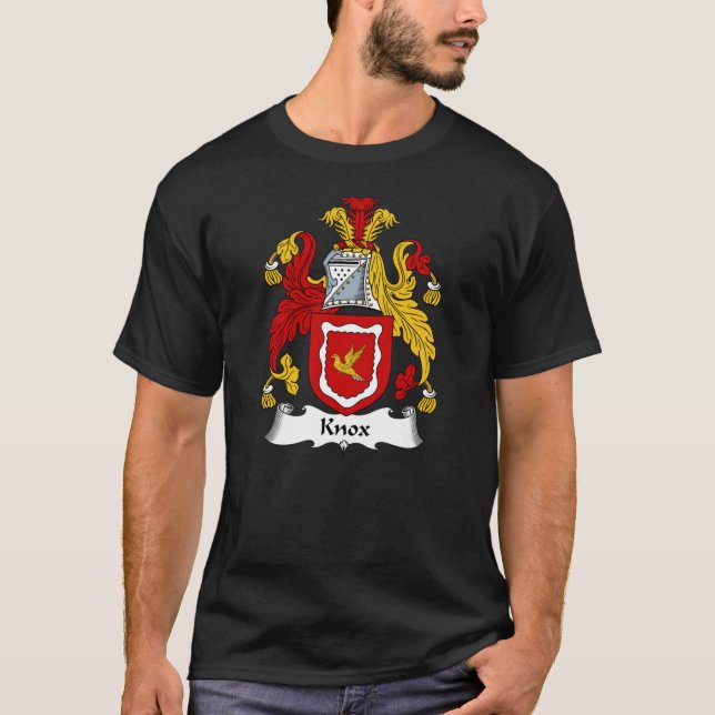 Knox Coat of Arms  Knox Family Crest Classic T-Shi T-Shirt (Front)
