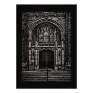 Knox College Entrance No 1 with Border Photo Print