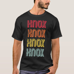 KNOX Gift Surname Funny Retro Vintage 80s Birthday T-Shirt