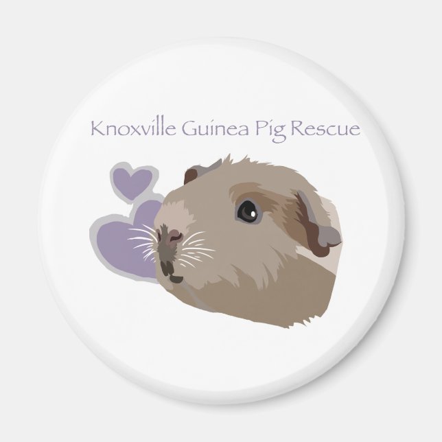 Knoxville Guinea Pig Rescue Magnet (Front)