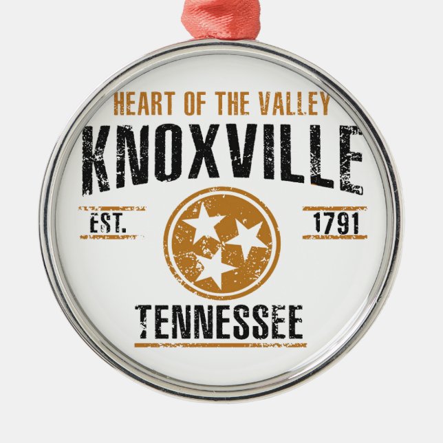 Knoxville Metal Tree Decoration (Front)