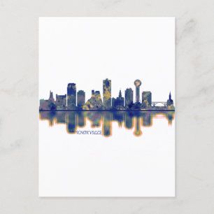 Knoxville Skyline Holiday Postcard