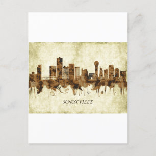 Knoxville Tennessee Cityscape Invitation Postcard