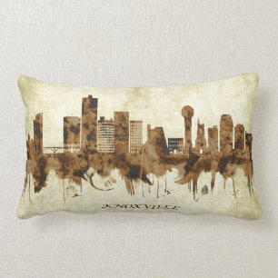 Knoxville Tennessee Cityscape Lumbar Cushion