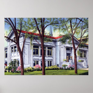 Knoxville Tennessee McGhee Library Poster