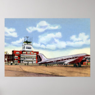 Knoxville Tennessee McGhee Tyson Airport Poster