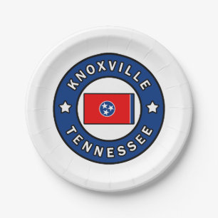 Knoxville Tennessee Paper Plate