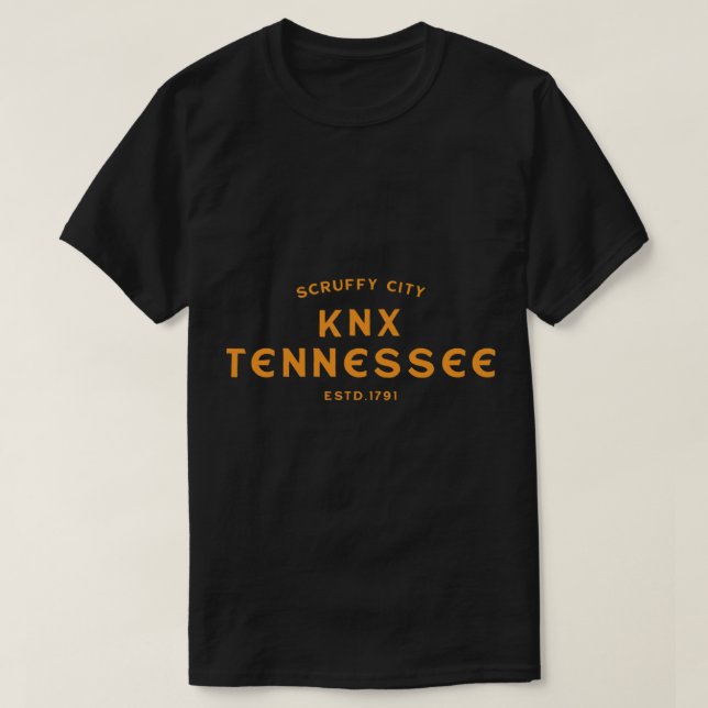 Knoxville Tennessee - Scruffy City Knoxville   T-Shirt (Design Front)